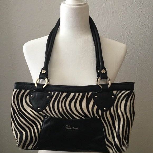 Christina Zebra leather purse - Picture 1 of 11